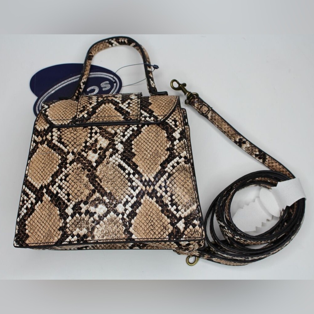 Scoop NYC Faux Leather Snake Mini Crossbody Bag - Picture 7 of 7
